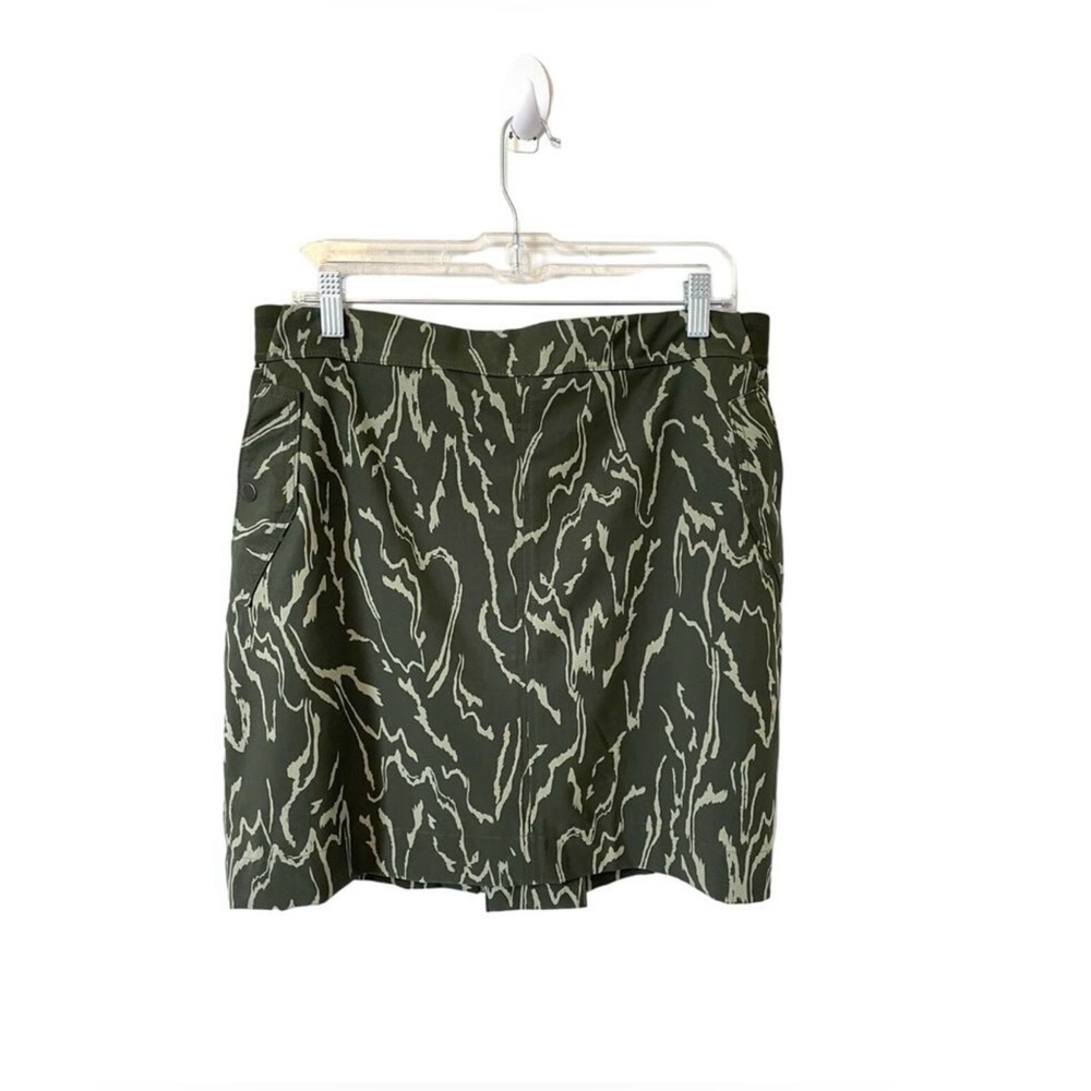 Athleta Active Workout Skirt Skort Olive Green Size 16